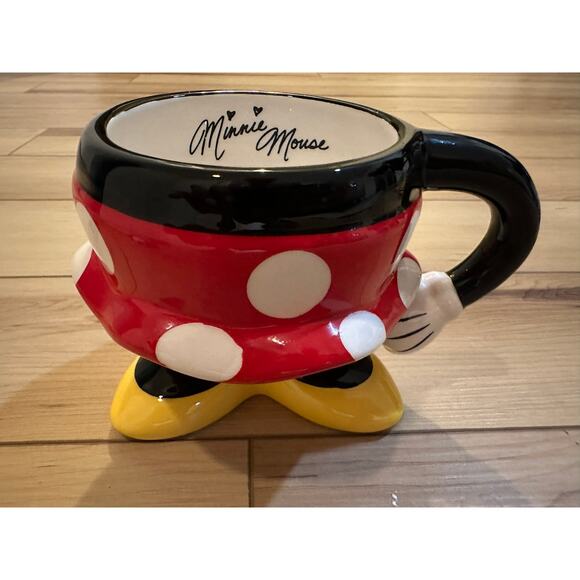 Authentic Original Disney Parks Minnie Mouse Bottom Skirt Legs Coffee Mug - Picture 8 of 13